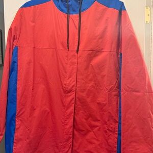 Disney Red and Blue Men's Windbreaker Jacket